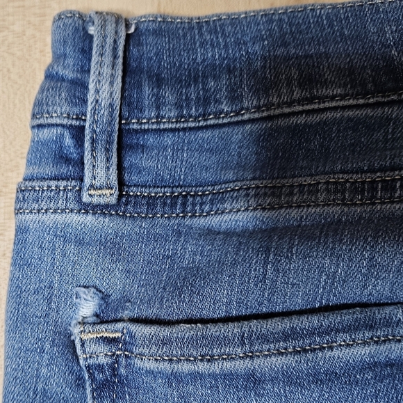 Frame Le Skinny De Jeanne Distressed Ripped Knee Denim Jeans size 29 - Picture 4 of 8